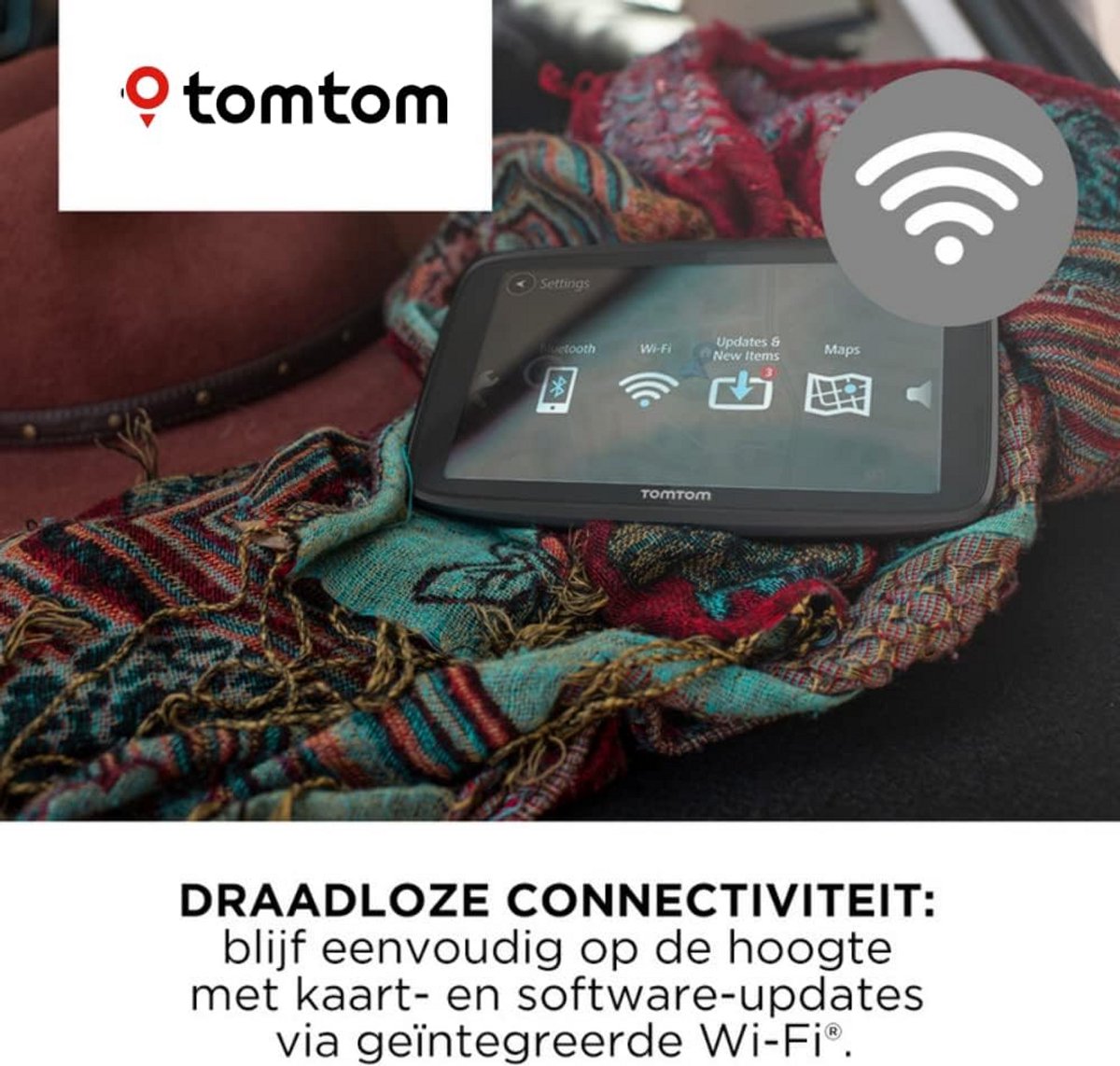 Navigatiesysteem 6 inch met Handsfree Bellen en Wi-Fi Updates - Kaarten van Europa – foto 3
