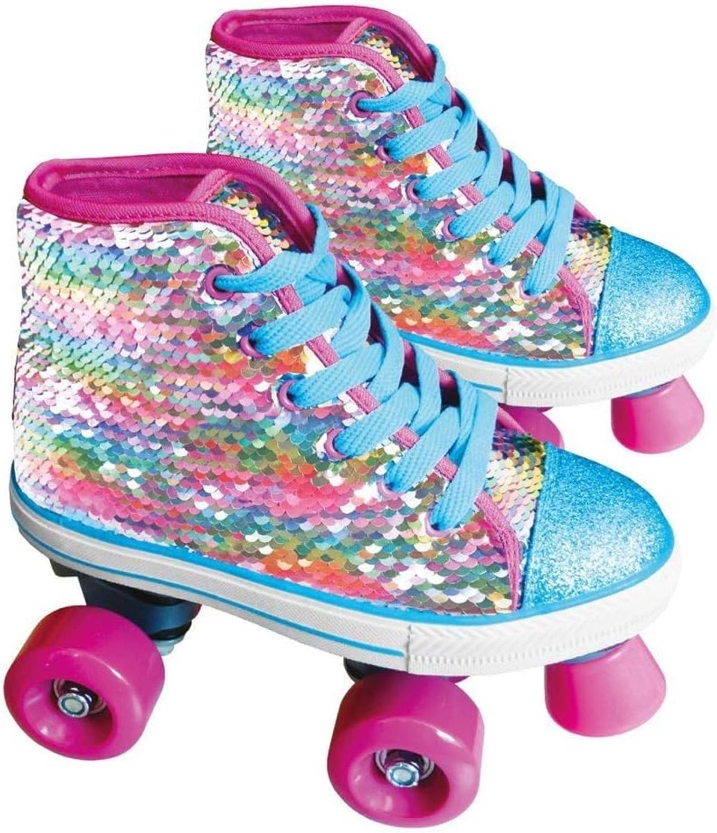 Rolschaatsen met Roterende Pailletten Meerkleurig Multicolor