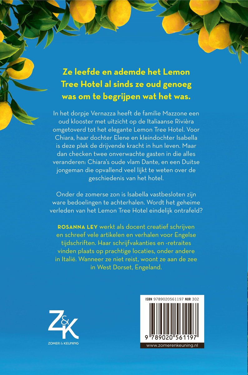 Het Lemon Tree Hotel - back cover