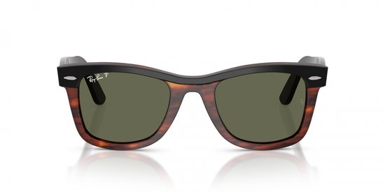 Zonnebril Ray-Ban 0RB2240 144058 Wayfarer Black on Havanna van Merkloos — afbeelding 5