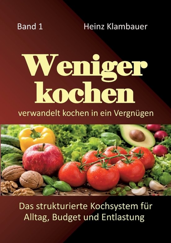 Weniger kochen - cover