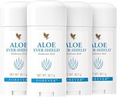 Forever Aloe Ever-Shield – Aluminiumvrije Deodorant Stick – 4-Pack (4 x 92.1 g)