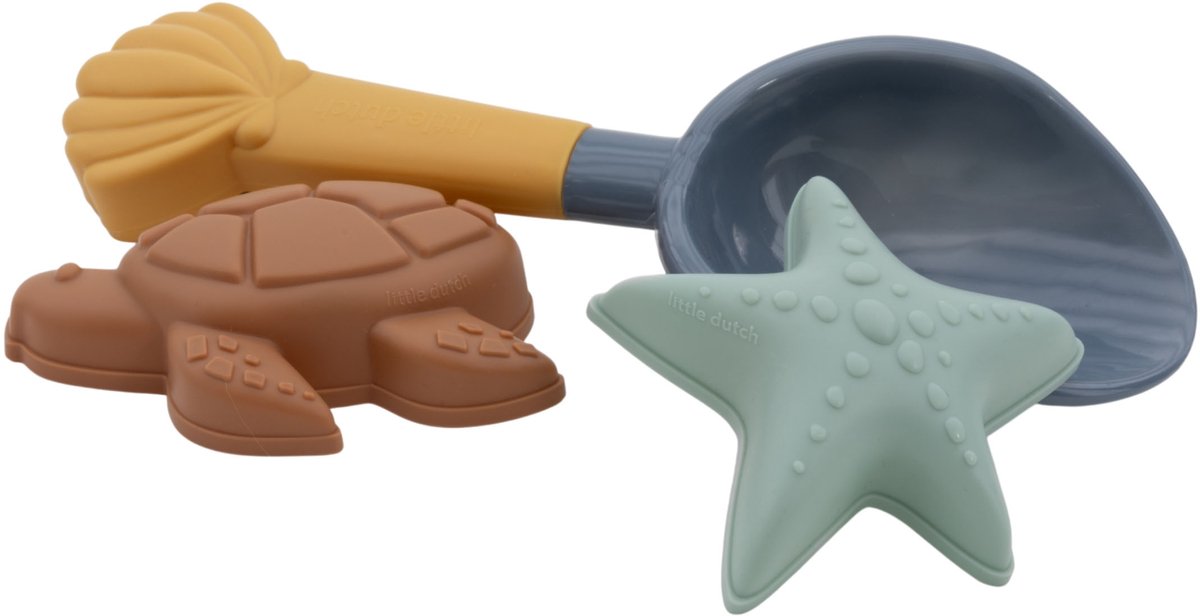 Rubo Toys strandset Little Dutch Ocean World blauw speelgoed strand.