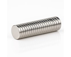 Sterke magneten rond – 50N - 20 stuks – 8 x 2mm