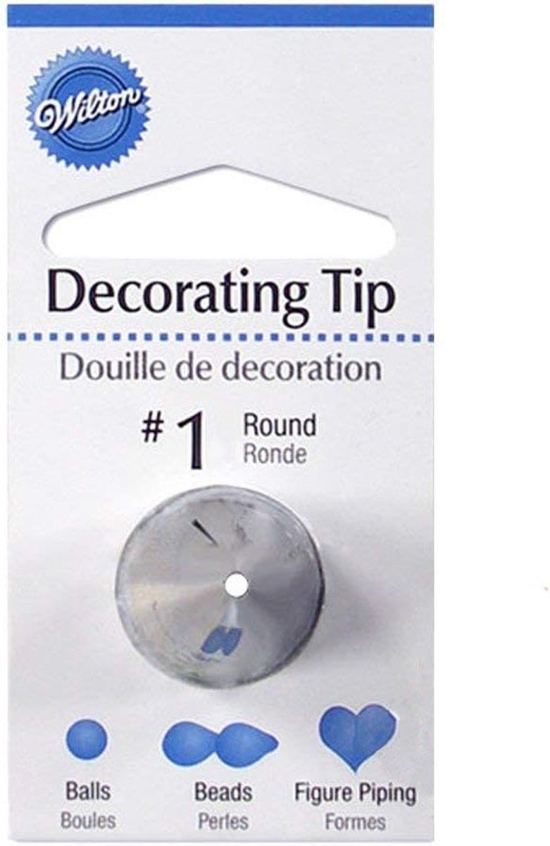 Ronde Spuittuit #1 voor Nauwkeurige Taartdecoraties