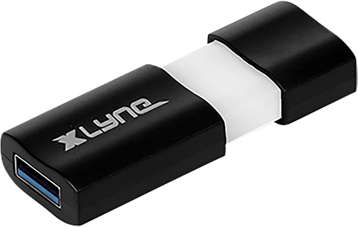 16 GB USB-stick met USB 3.0 en push & pull-mechanisme voor Windows, Mac en Linux