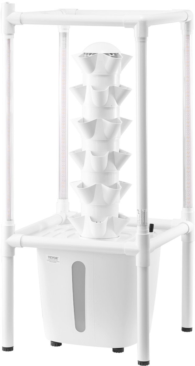 VEVOR Hydroponic Tower Hydroponic Growing System Groeilamp 30 Slots