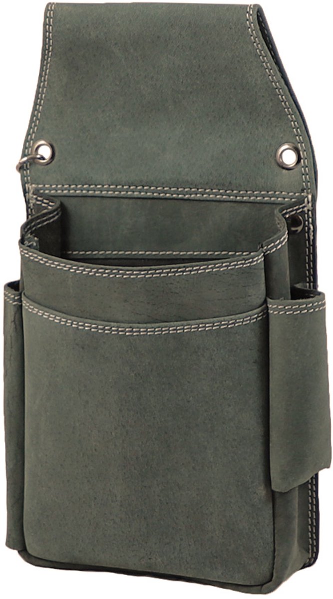 Landley Leren Horeca Portemonnee Holster - Riem Holster voor Kelnerbeurs - Robuust Hunter Leer - Antraciet