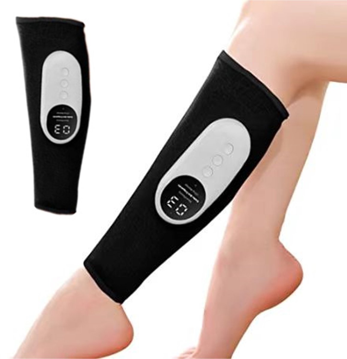 NAXSIR Beenmassageapparaat Met Verwarming – Multifunctionele Kuitmassage Voor Pijnverlichting & Spierontspanning