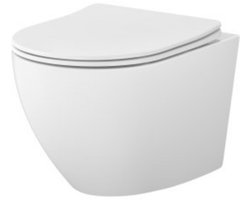 Cersanit Vortex Compact Toiletpot – Rimless Wandcloset – Waterbesparend Spoelsysteem – Modern Design – Wit Keramiek – Soft Clean – Compact WC