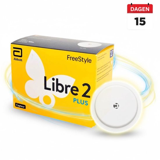 Freestyle Libre 2 PLUS Sensor - Bloedglucosemeter Startpakket - Bloedsuikermeter zonder Prikken - 15 Dagen
