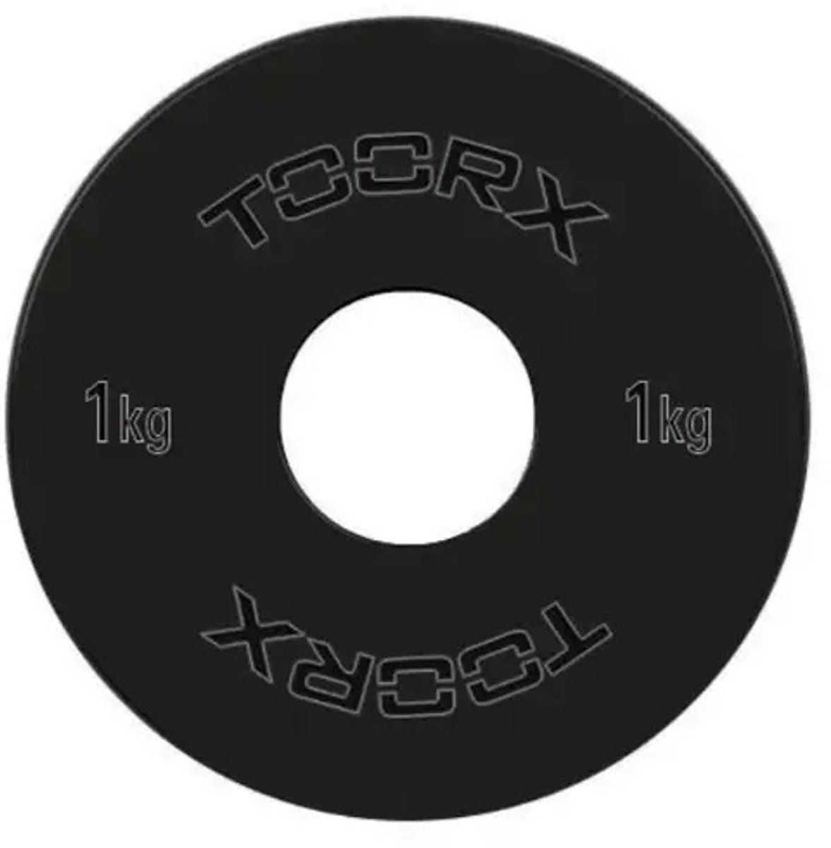 Toorx Fitness - Micro Halterschijven - 50 mm - Zwart - Staal - 1kg - Gewicht Schijf - Sport Gewichten - Fitness - Per 2 Stuks - Set