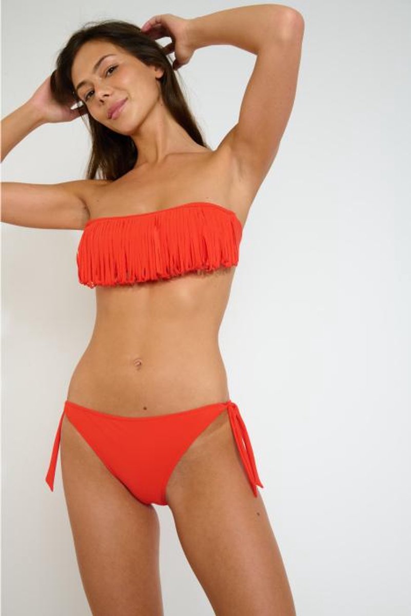 Barandi Fringes Bikini Top Westo Orange - maat 36