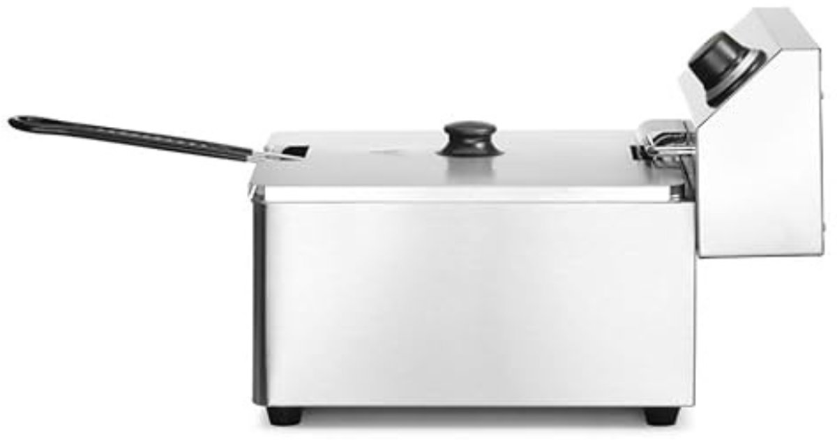 Core® Frituurpan 4 liter - Frituurpan - Zilver - 58cm x 22cm x 31cm