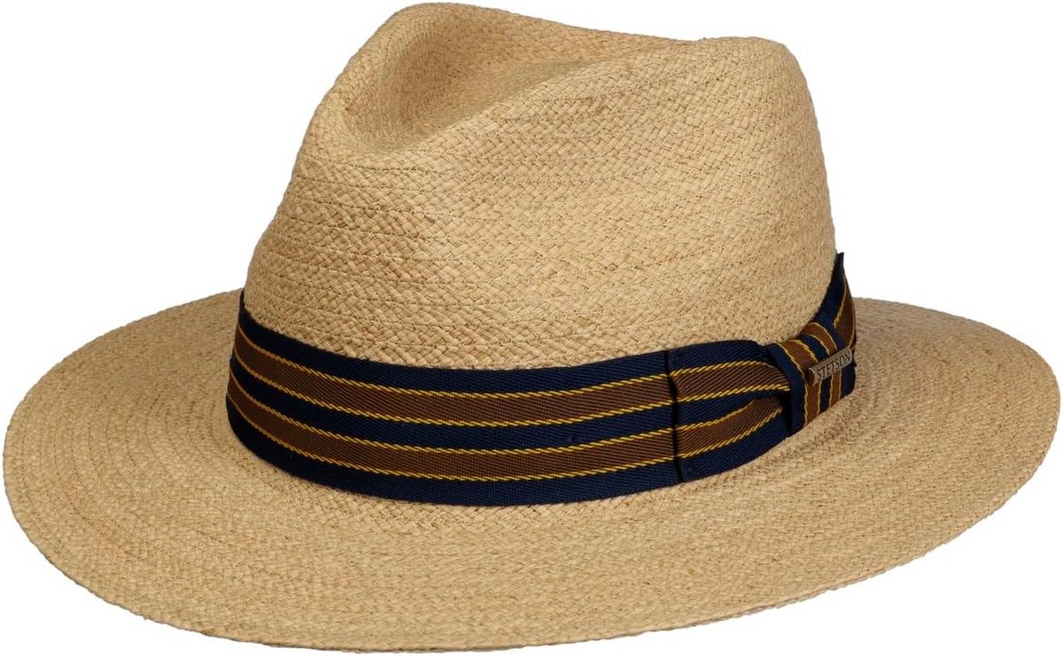 Lichtgewicht Raffia Strohoed Unisex - Zonnehoed met UV-Bescherming voor Zomer