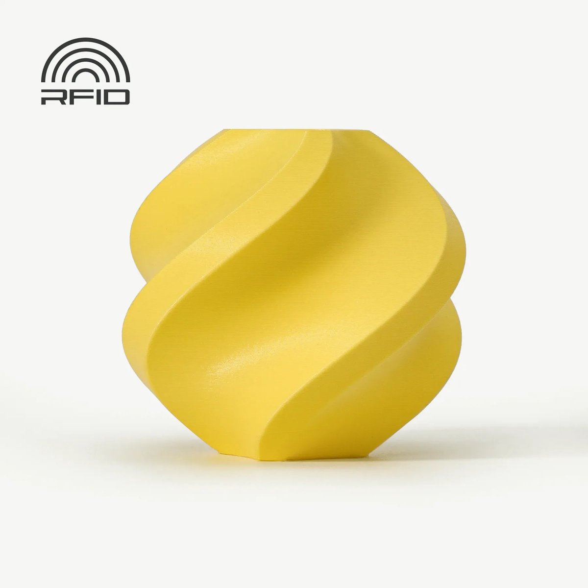 Bambu Lab - PLA Matte 1.75mm Filament – 1kg – limoen geel (Lemon Yellow) - zonder spoel