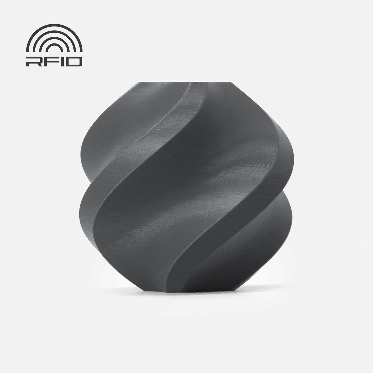 Bambu Lab - PLA Basic 1.75mm Filament – 1kg – donker grijs (dark gray) - zonder spoel