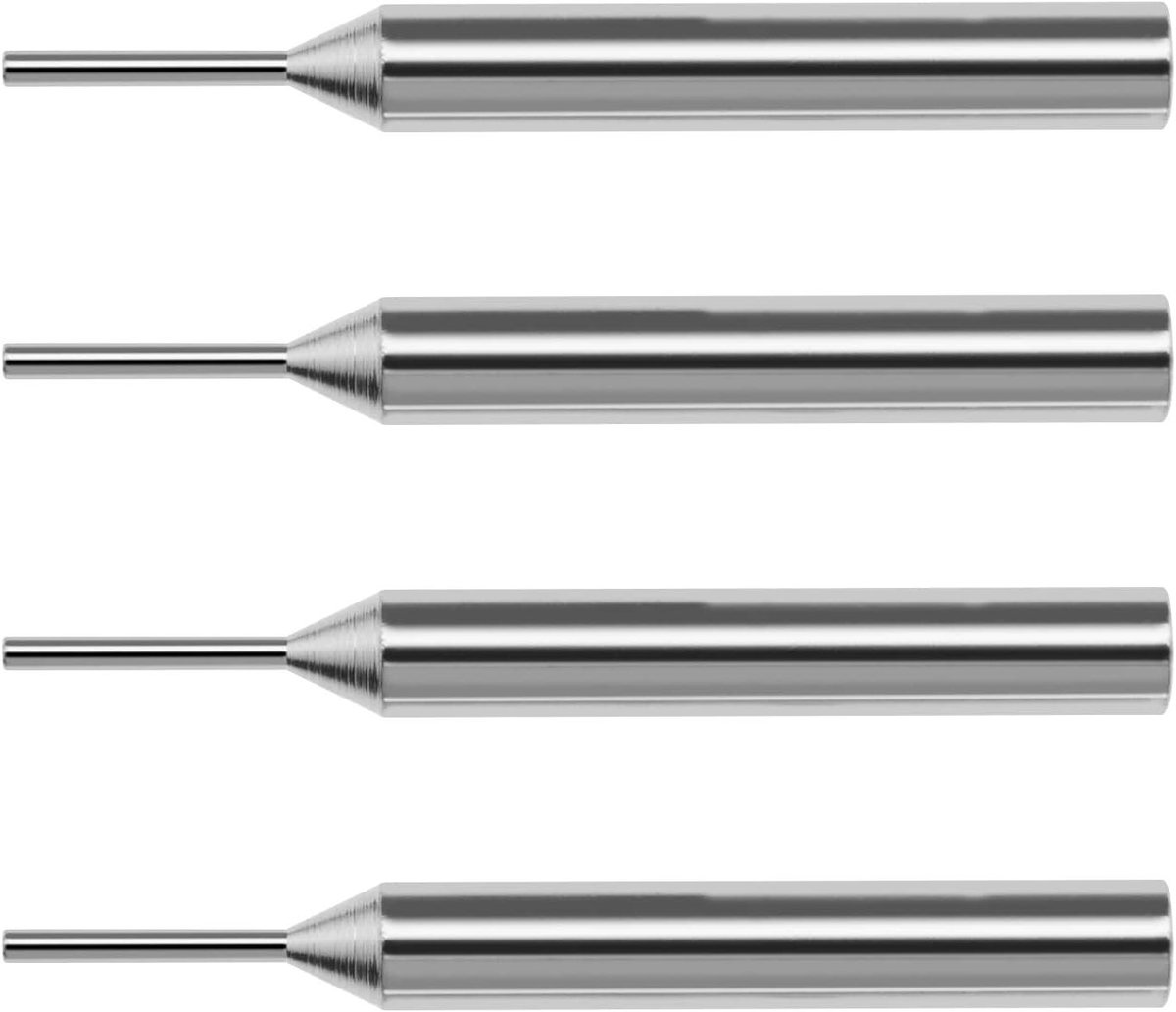 Allecto - Auto Afstandsbediening Sleutel - Blade Removal Tool - Geschikt voor Flip-Key - Demontage Tang Installatie - Reparatie Tool - Sleutel Demontage - Zwart - 4 Stuks - 1.42mm - 1.57mm.