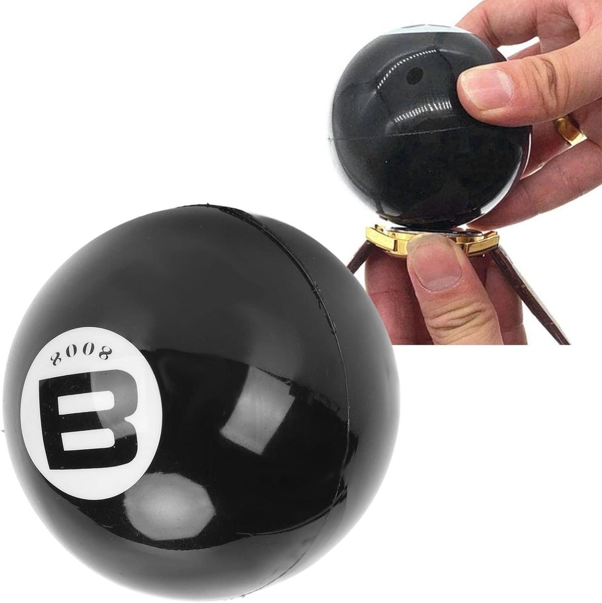 Allecto - Horlogekast Open Bal - Horloge Reparatiebal - Universele Horloge Terug Open Bal Kit Schroeftype - Rubber Horloge Wrijvingsbal - Horloge Achterkast Opener - Krasloze - Geschikt voor horloges - Zwart