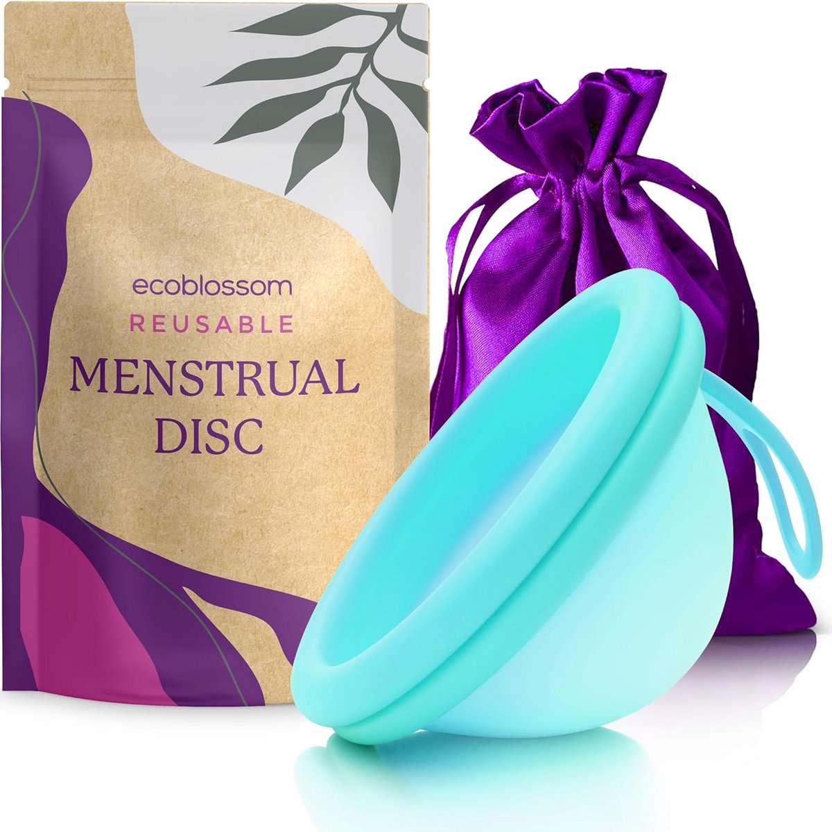 Herbruikbare Flexibele Menstruatieschijf van Zachte Siliconen