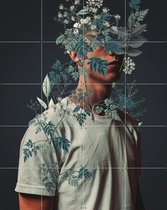 IXXI Waiting to Inhale, Frank Moth - 80 x 100 cm - Support de suspension gratuit - Grande décoration murale et affiches - Classique, Art numérique, Photographie