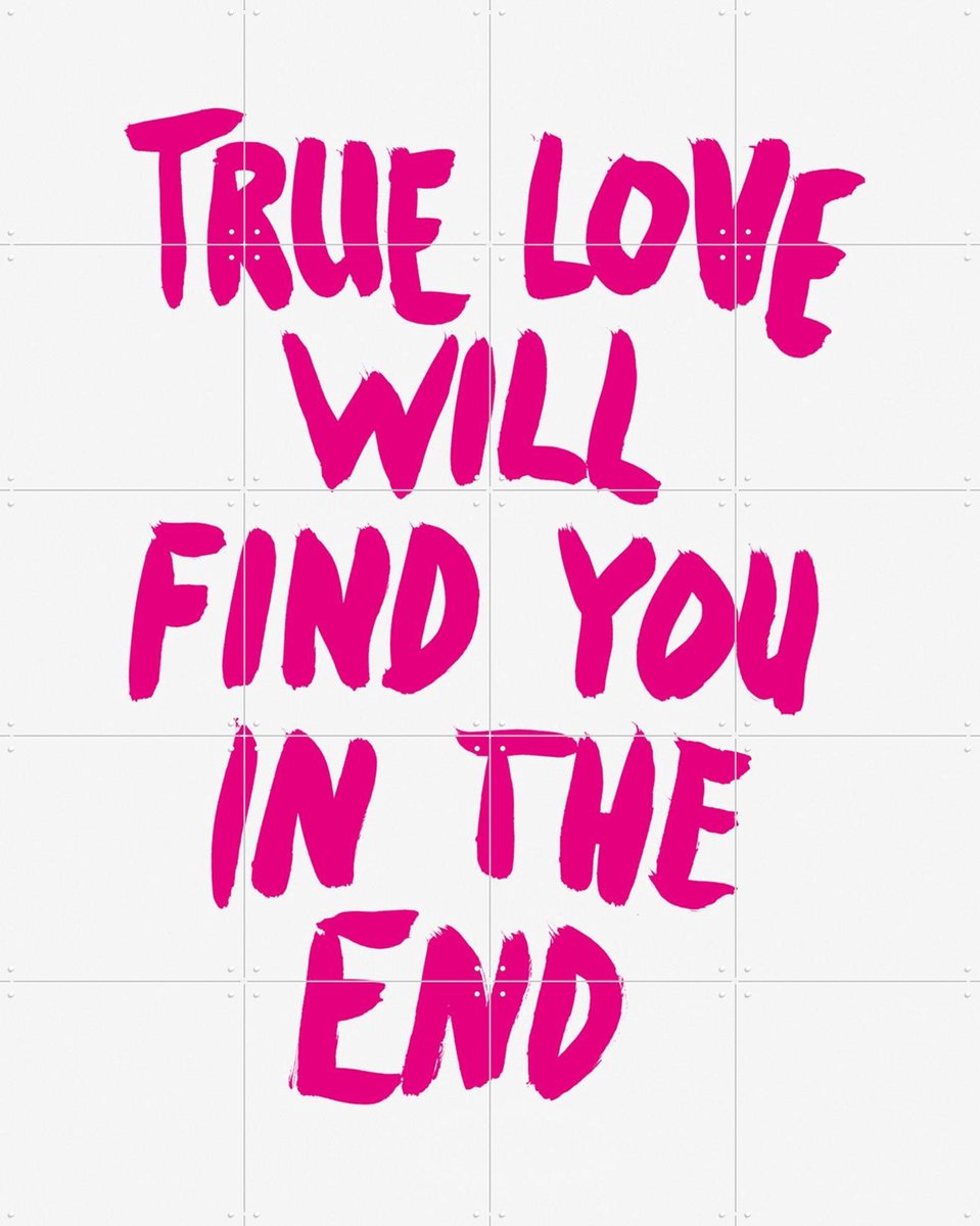IXXI True Love will find you in the End, Marcus Kraft - 80 x 100 cm - Gratis ophangtool - Grote wanddecoratie en posters - Illustraties, Kleurrijk