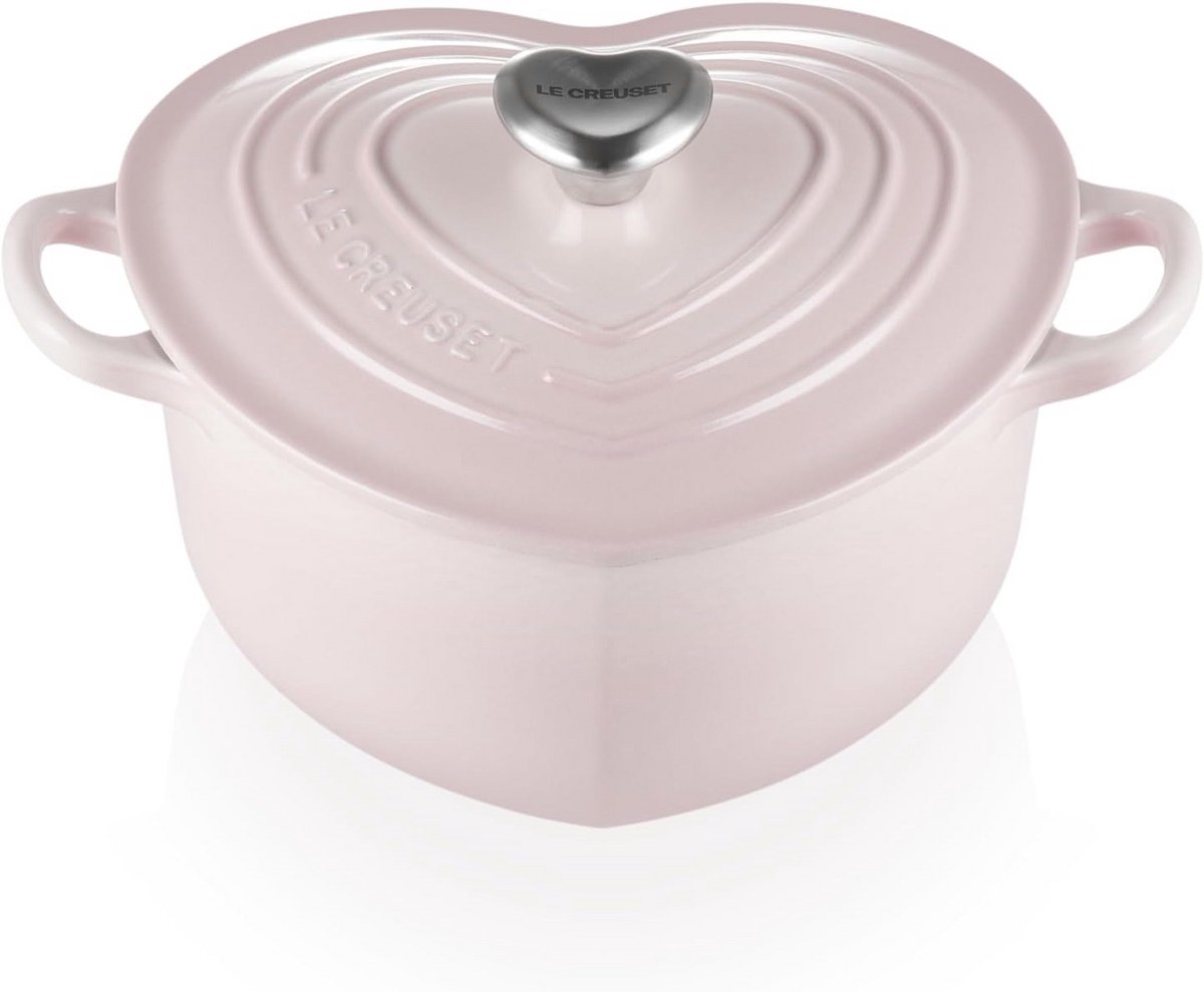 Gietijzeren Braadpan in Hartvorm voor Inductie en Oven