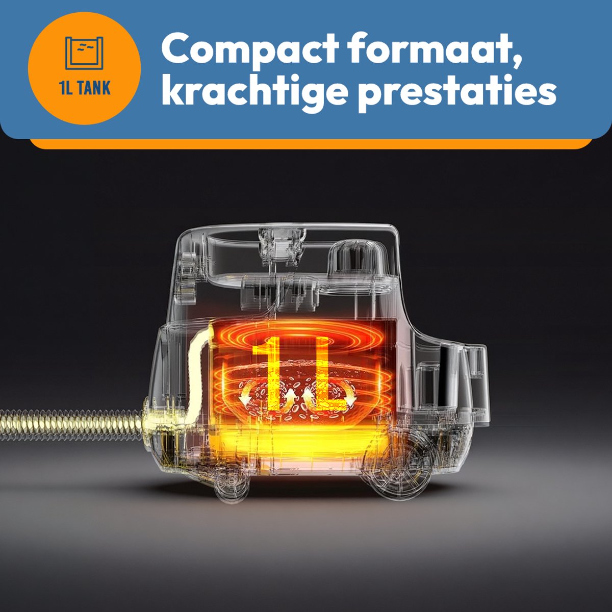 BOLLIT Compact Stoomreiniger thumbnail 5