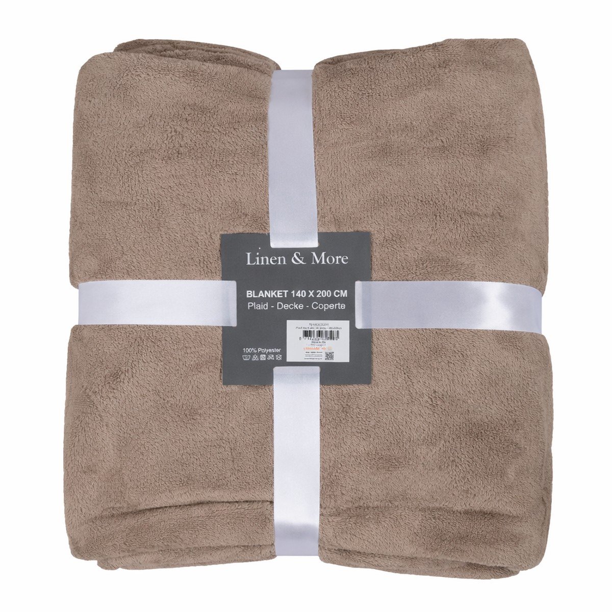 Plaid Marmaris Taupe 140x200cm