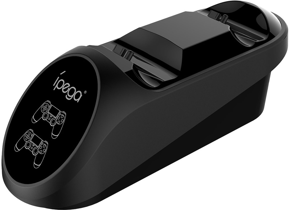 iPega, Oplaadstation voor dubbele -controller model 9180 met LED-indicator, Zwart
