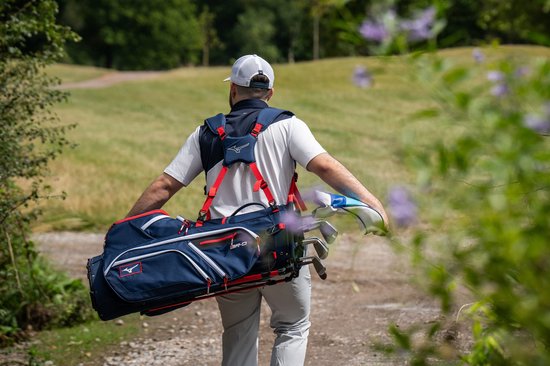 Mizuno BR DX - Waterwerende Golftas - Standbag - BLAUW van Merkloos — afbeelding 4