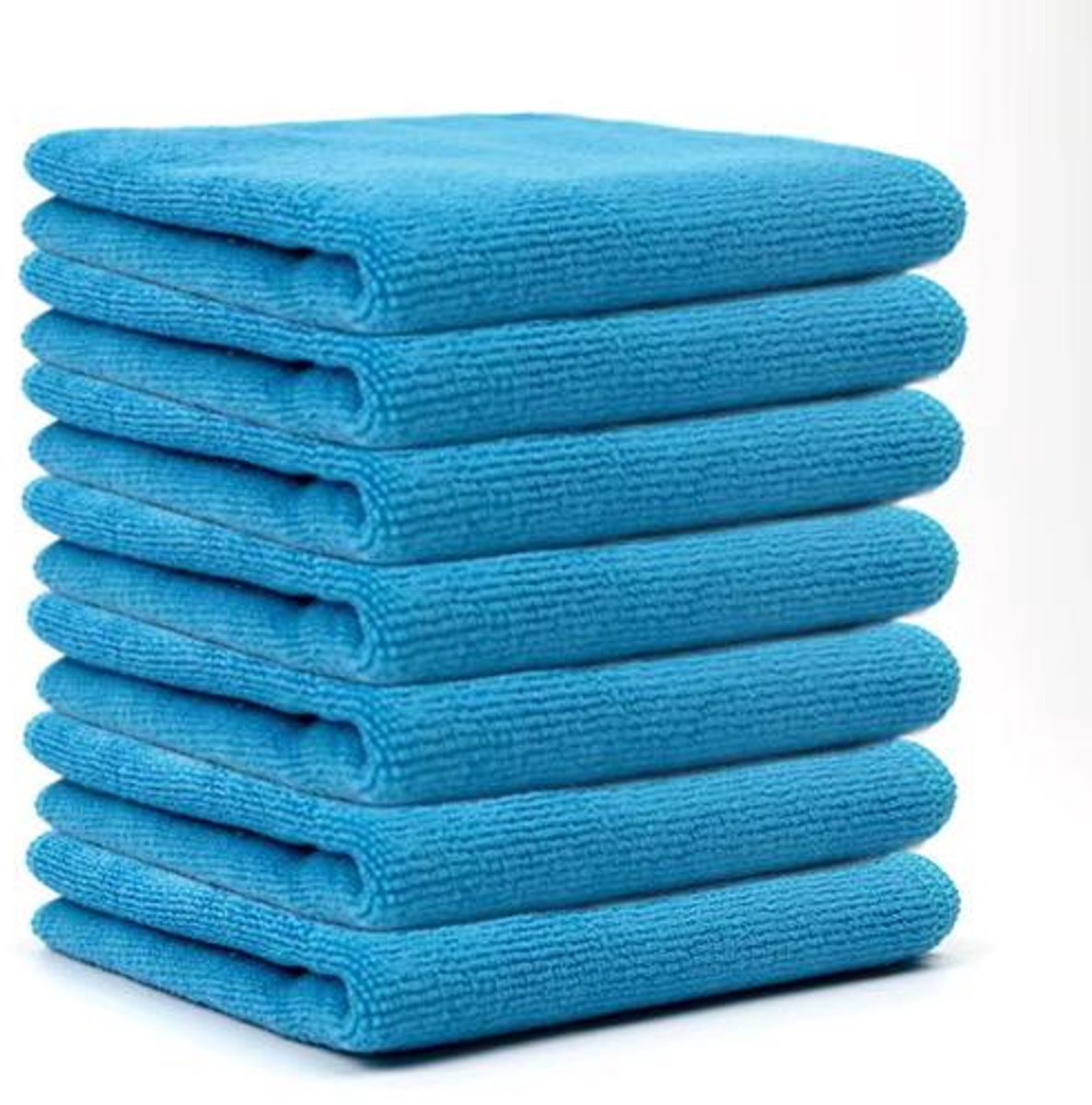 Microvezel Schoonmaakdoek Lichtblauw – Set van 3 – 30x30 cm – Pluisvrij & Streeploos – Schoonmaakdoeken voor Keuken, Auto-interieur, Ramen en Spiegels