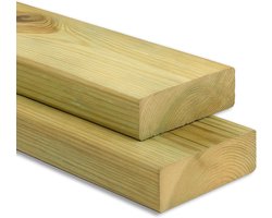 Geïmpregneerde Grenen Plank Glad Geschaafd 40x120 mm 100 cm Constructiehout