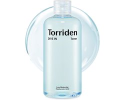 Torriden DIVE-IN Hyaluronic Acid Face Toner – Hydraterende Gezichtstoner – 5D Hyaluronzuur Complex…