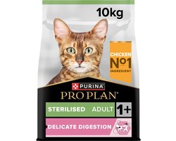 Pro Plan Sterilised Adult Delicate Digestion - Kattenvoer Droogvoer - Kip - 10 kg