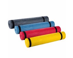 Umbro Yoga Mat - 173x61x0,3 cm - Met Antislip Oppervlak en Draagriem - Fitnessmat - Lichtgewicht Sportmat - Grijs, Blauw, Rood of Geel - 1 Willekeurige Kleur