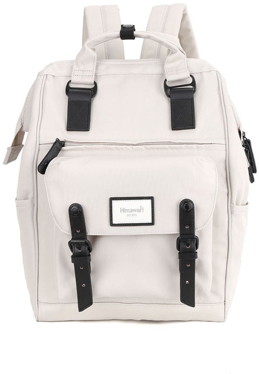 Himawari - Rugzak - USB-poort - Waterdicht - Polyester - Crème
