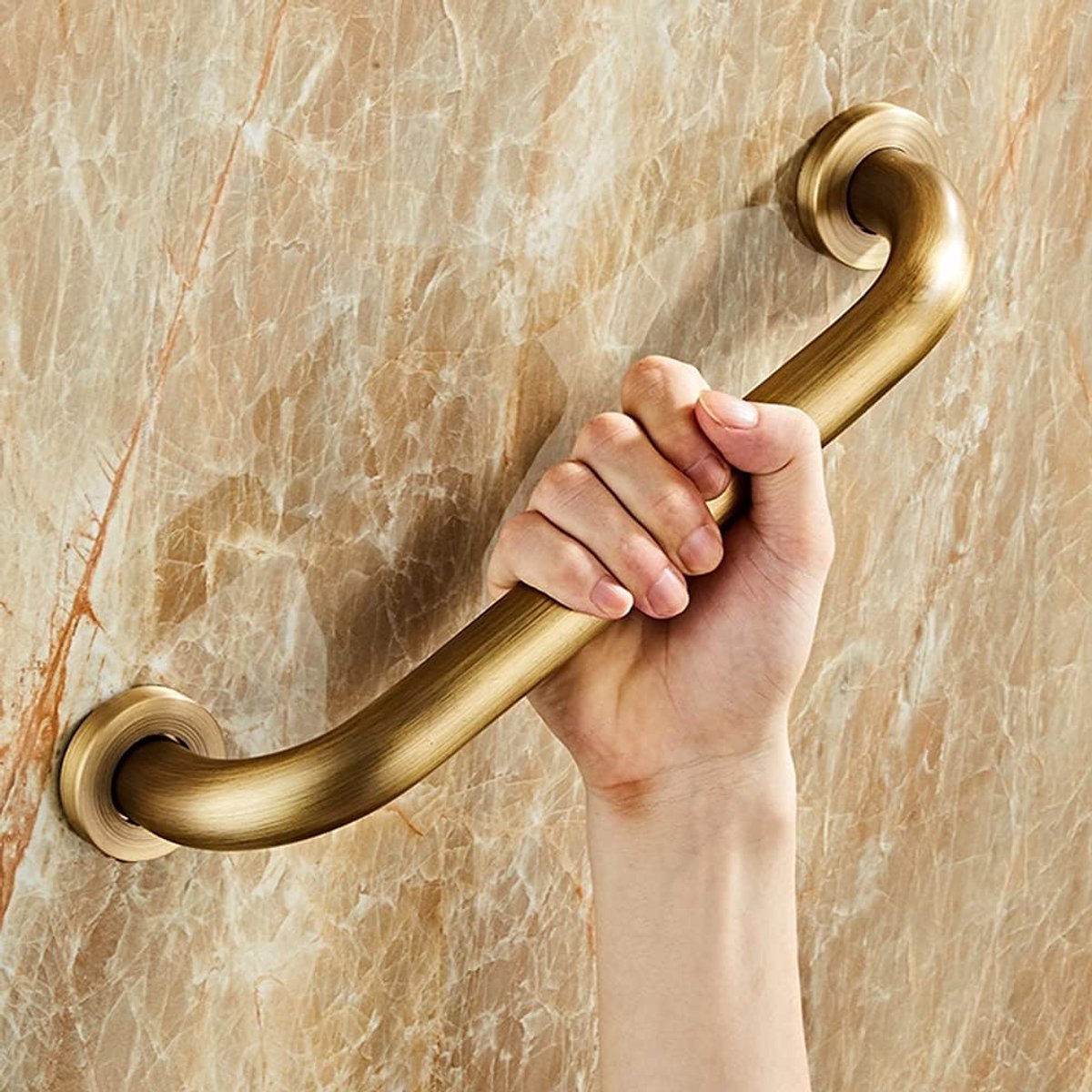 Veiligheidsbeugel voor Badkamer en Toilet met Antislip Grip