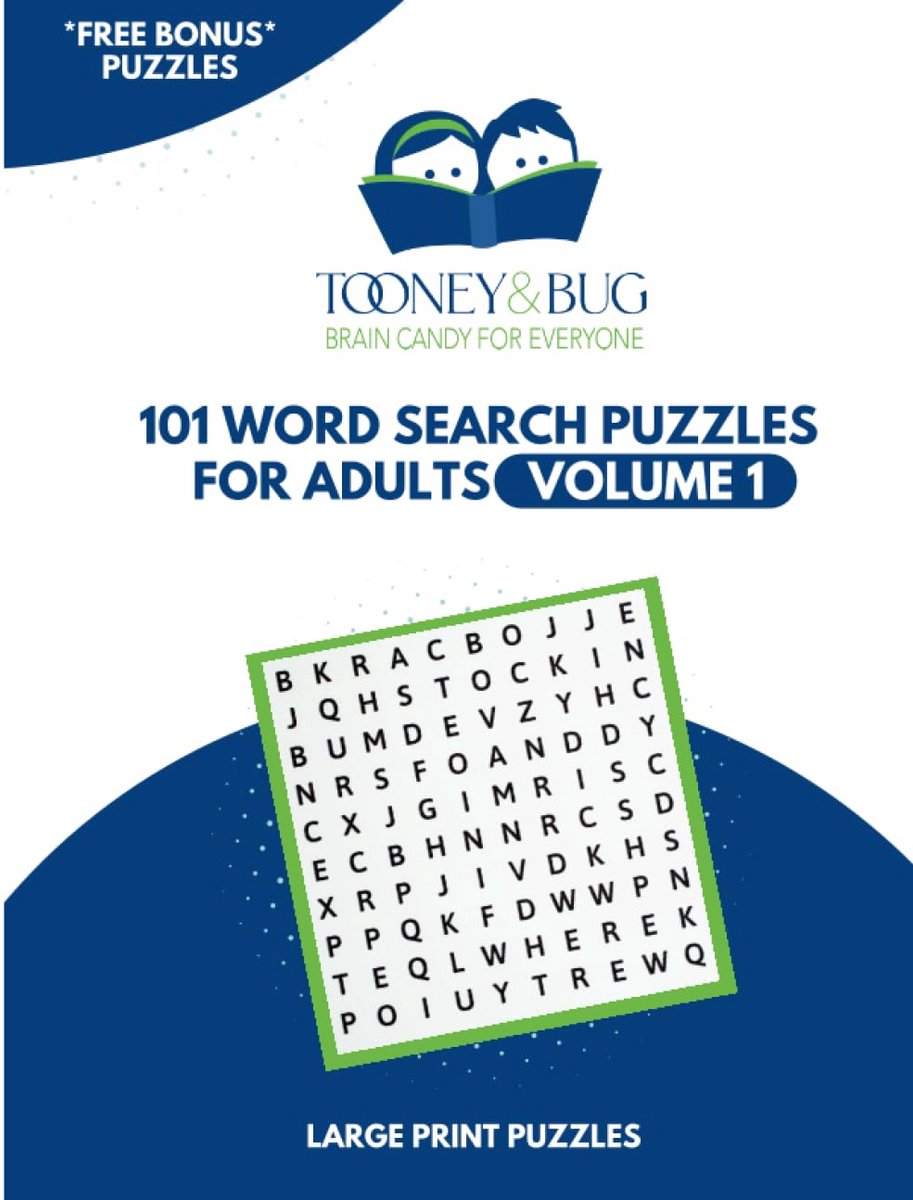 101 Woordzoekers voor Volwassenen - Groot Lettertype Puzzelboek