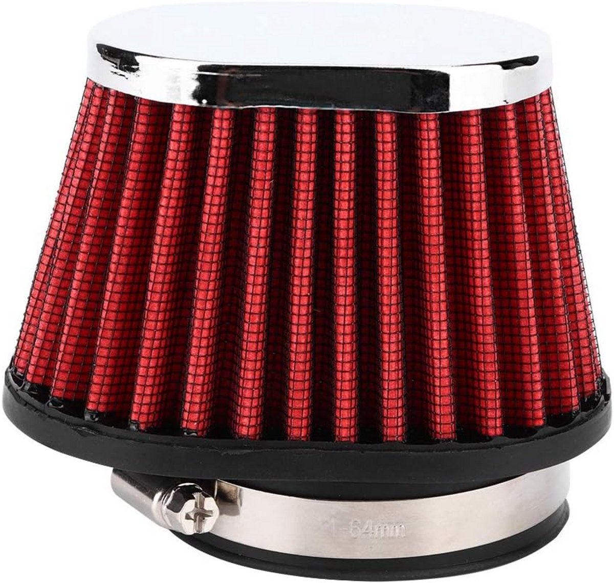 High Flow Luchtfilter Paddestoelkop Universeel Motorfiets Klem 51-60mm