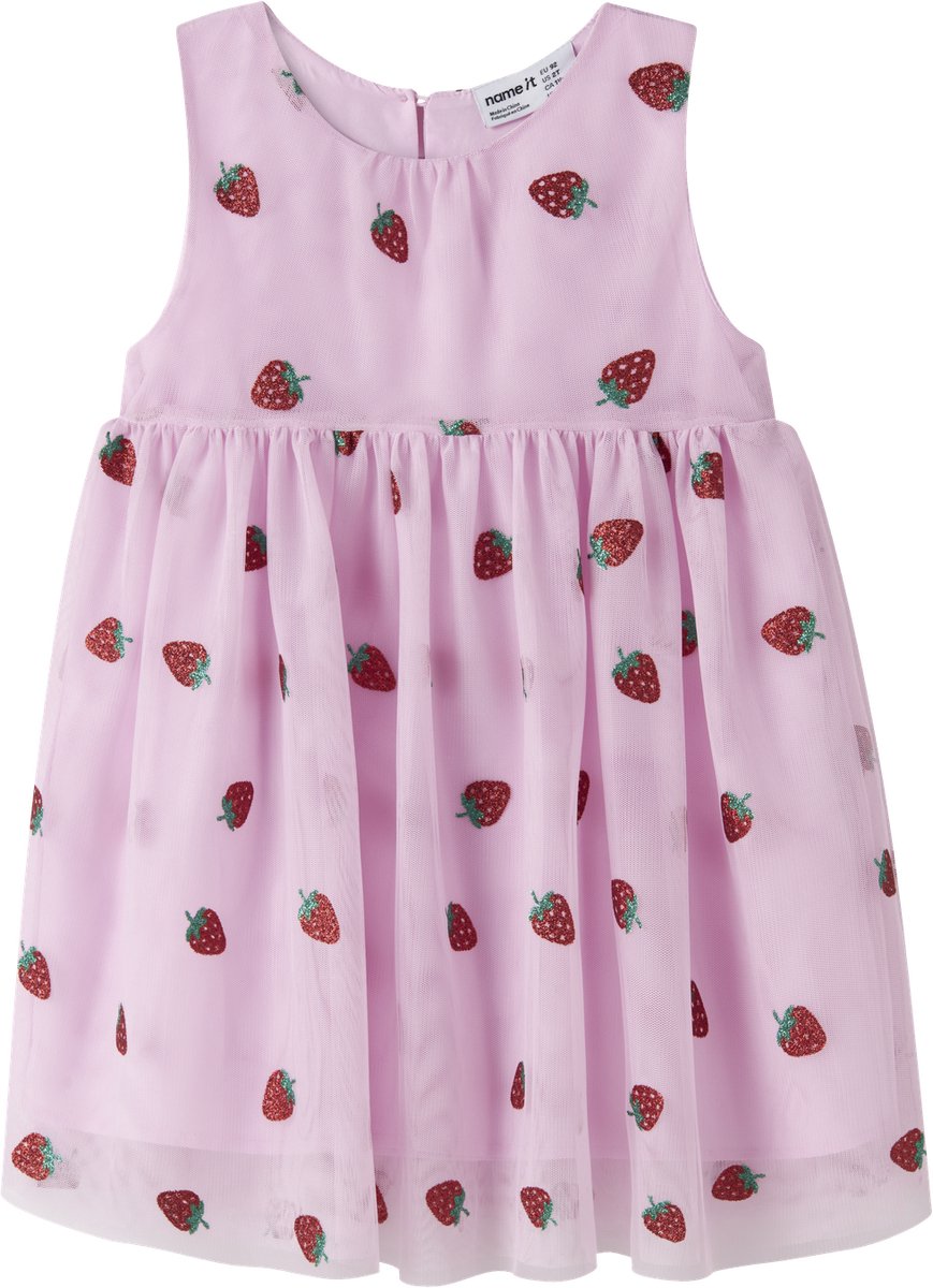 NAME IT NMFVABOS SPENCER Meisjes Jurk - Maat 116
