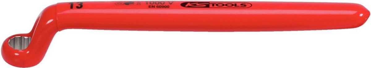 Geïsoleerde Ringsleutel Gebogen 19 mm voor Veilig Werken