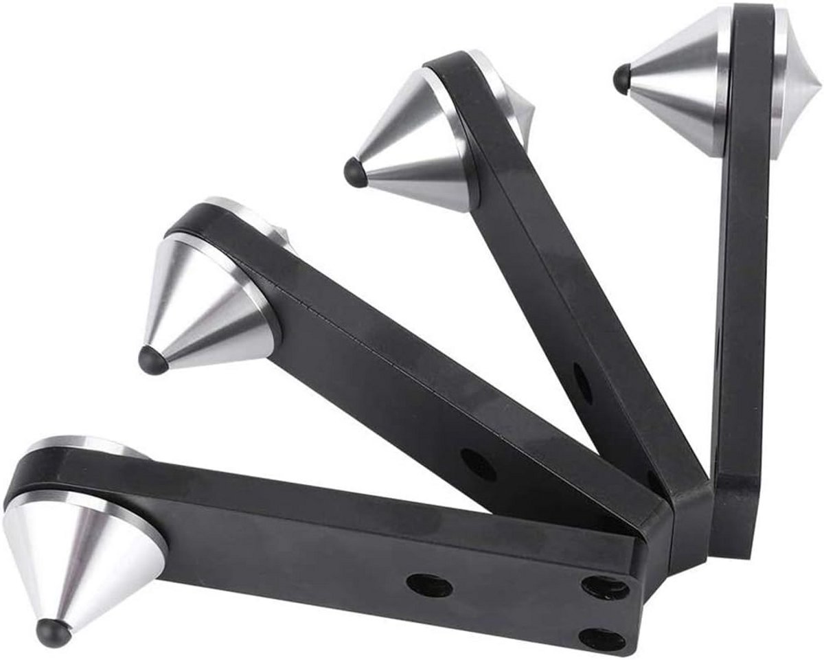4x Universele Aluminium Speaker Sound Isolatie Voetjes voor Audio Apparatuur