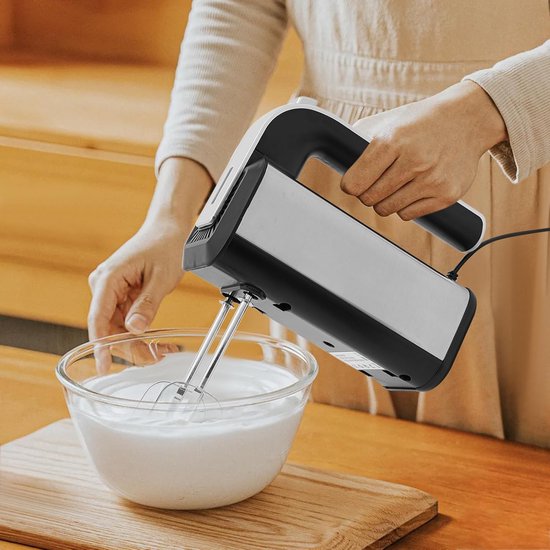 Krachtige Elektrische Handmixer met 5 Snelheden en RVS Accessoires voor Thuis en Bakkerij van Merkloos — afbeelding 3