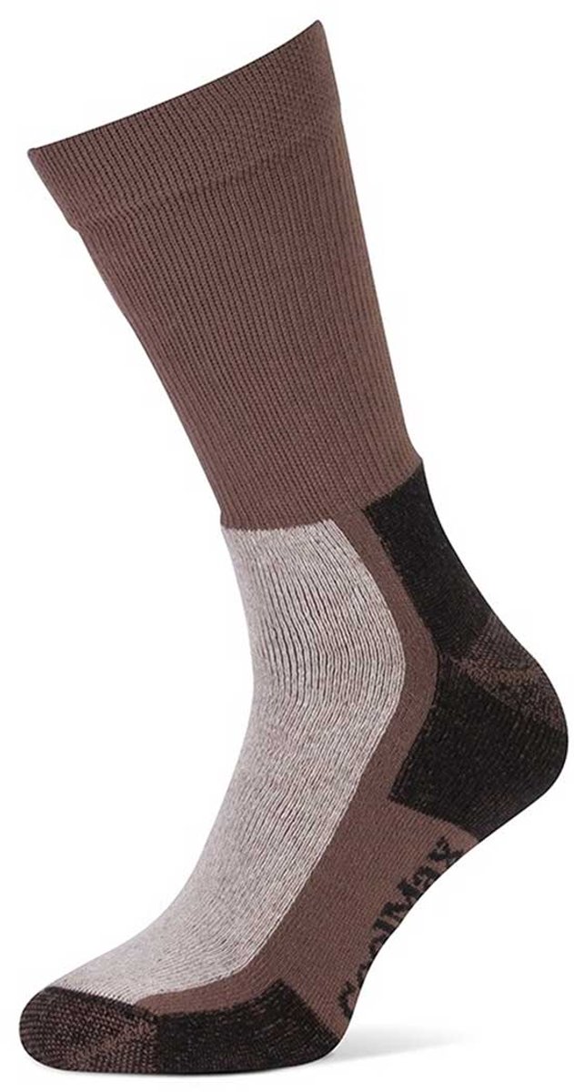 STAPP - 2-Pack - Outdoor Werksokken - Antipress - Coolmax - Comfort - Heren / Dames - bruin - 35-38 - 29410