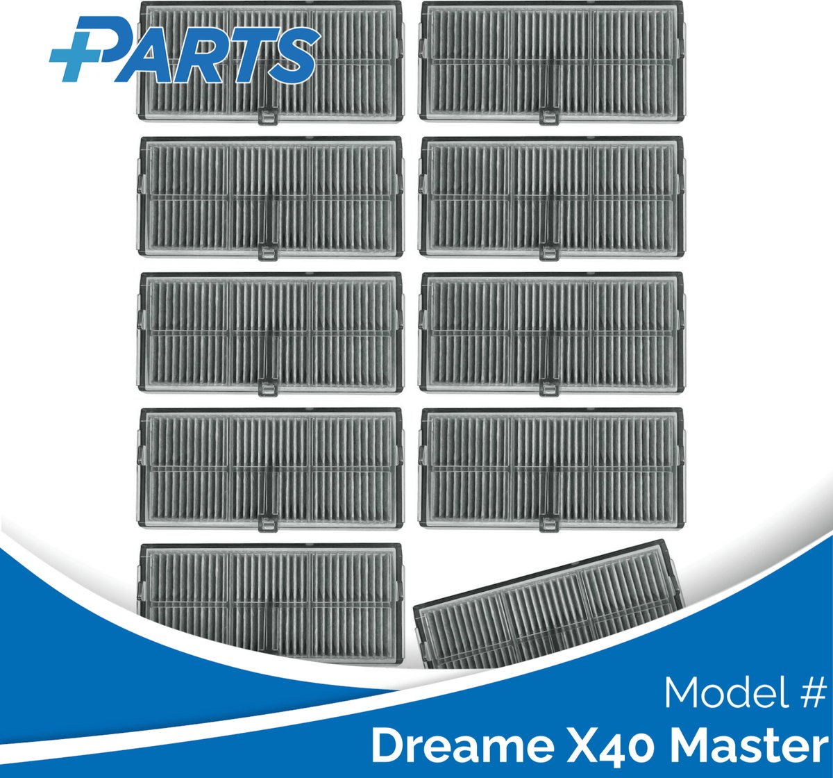 Dreame X40 Master Filters (10 Stuks, Plus.Parts® alternatief voor RHF14)
