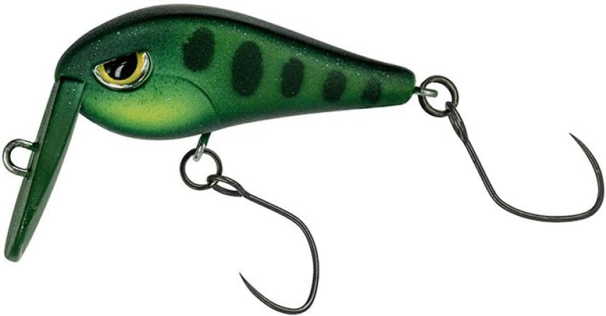 Crankbait Kunstaas Slow Sink Groene Baars - Perfect voor Competitie Vissen