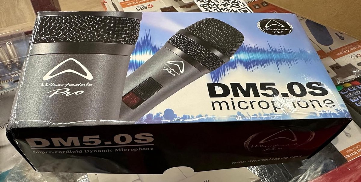 Professionele Vocal Microfoon met Aan/Uit Schakelaar en XLR Kabel