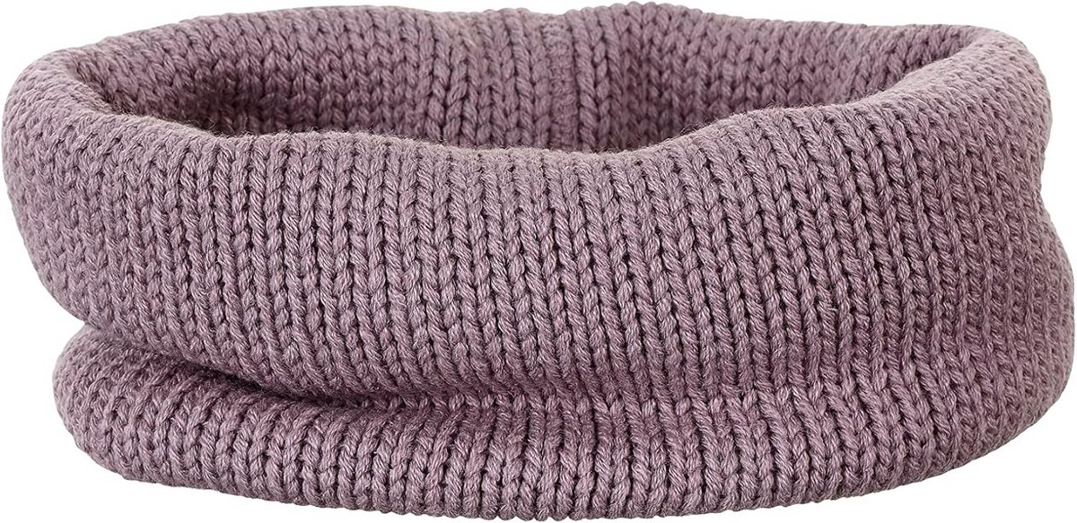 Warme Lusvormige Babysjaal met Fleece Voering - Gebreid Uiterlijk