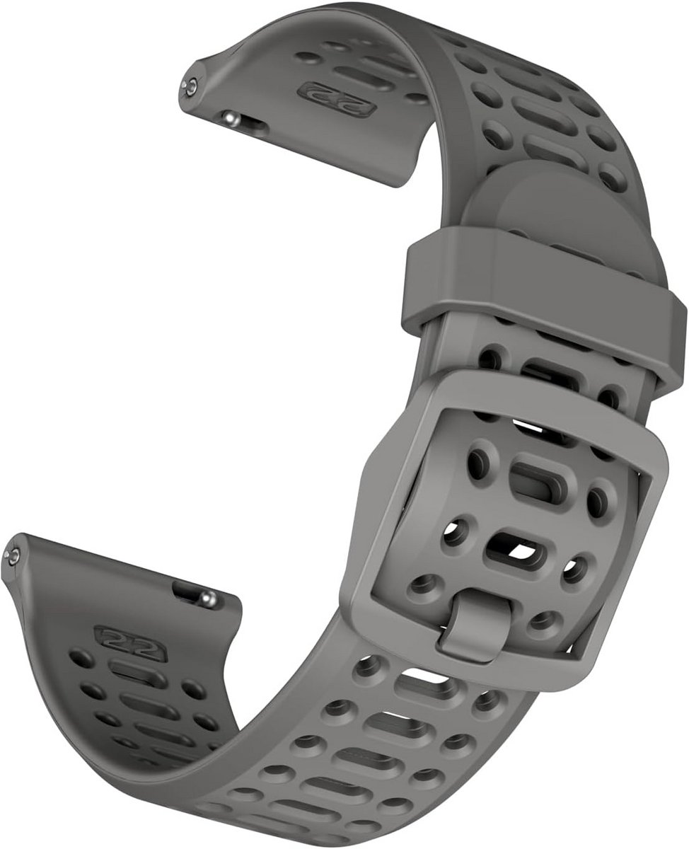 22mm Siliconen Horlogeband voor Coros Pace 3, Apex 2 Pro en Universele Smartwatches
